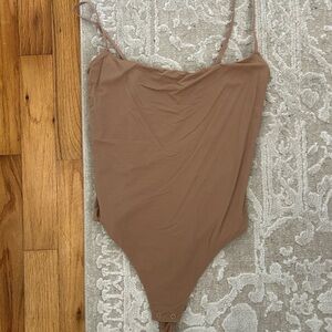 SKIMS Brown Shapewear Bodysuit